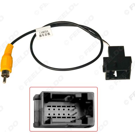 Compatible avec le câble de conversion de caméra de recul à 12 broches Ford Focus et l'adaptateur de câble de recul de caméra de recul.