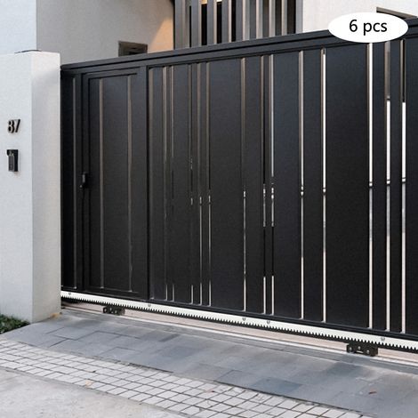 YISSALE - Barre dentée 6 x 1 m pour portail coulissant (1/5)