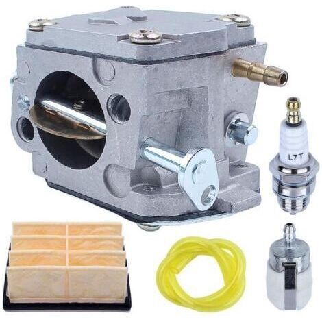 FOREHILL Carburateur Carb avec kit de conduite de carburant de filtre à air pour Husqvarna 61 266 268 272 272XP (1/4)