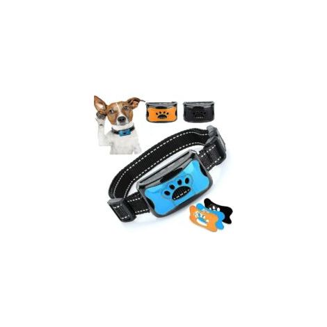 Collier anti-aboiements 3 en 1 pour chien Dispositif d'aboiement excessif Entraînement sûr et humain