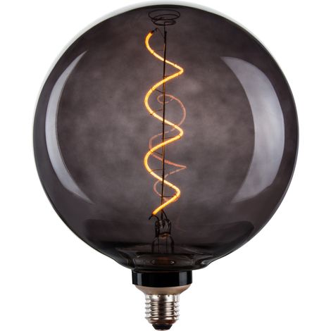 Ampoule LED Filament G200 fumé E27 4W 50lm WW Polux (1/3)