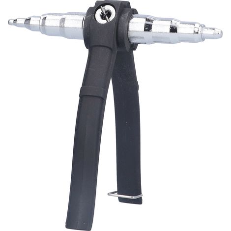 Outil Évasement Tube Cuivre Collet avec Ressort de Rappel pour Climatisation Réparation, Poignée Noire, Outil d'Élargissement (1/5)