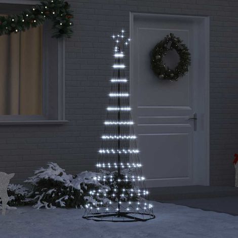 Arbre de Noël LED Blanc froid 71 x 71 x 184,5 cm Métal (1/5)