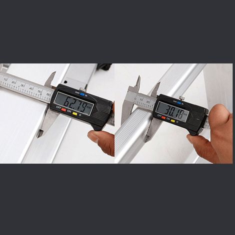 Escabeau de travail multifonctionnel rétractable à haute capacité de charge, conception élargie, escabeau pliant simple face, échelle droite de 2 m / 6,6 pi (1/5)