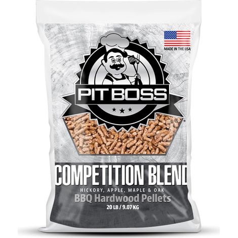 Pit Boss 9 KG Miscela Competition di Pellet in Legno Duro