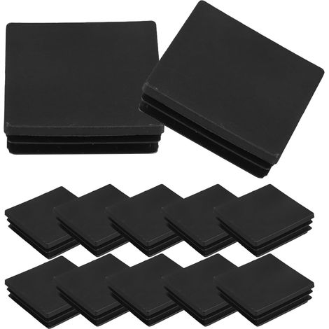 lot de 100 bouchons carrés pour tubes, en plastique antidérapant (1/5)