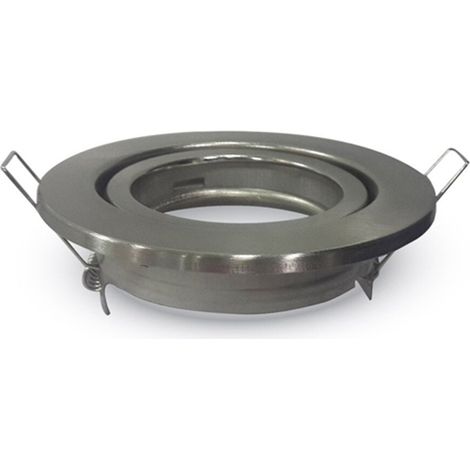 Faretto incasso orientabile attacco gu10 nikel tondo vt-7227 3470