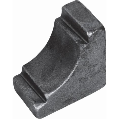 Equerre d'angle de renfort pour tube 50mm - Hauteur 65mm Largeur 65mm - À souder - DECO FER FORGE