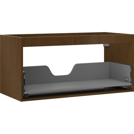 Mexen Box-A corpo del mobile sottolavabo 100 cm, 1 cassetto, noce - 91AX0-1000-470-1-86 (1/4)