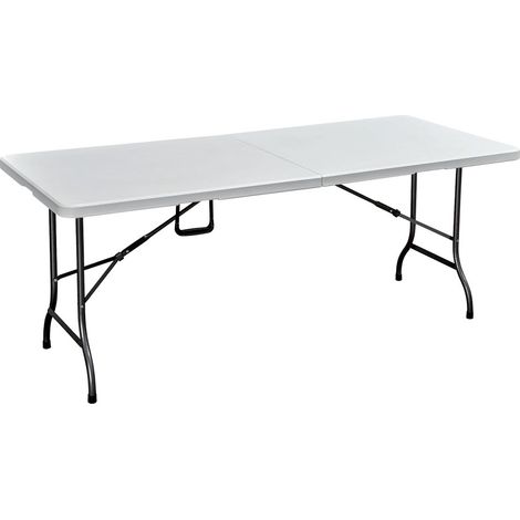 TAVOLO PIC NIC PIEGHEVOLE 'PARTY' cm 180 x 75 H 72 cm - col.bianco  - LIF