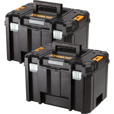 Dewalt DWST1-71195 TSTAK VI Deep Tool Storage Case Heavy Duty 23L - Twin Pack