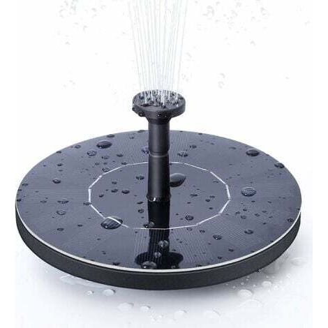 Fontaine De Stockage D'Energie Solaire 1.4W Kit De Pompe A Eau Solaire Pour Piscine Exterieure (1/4)