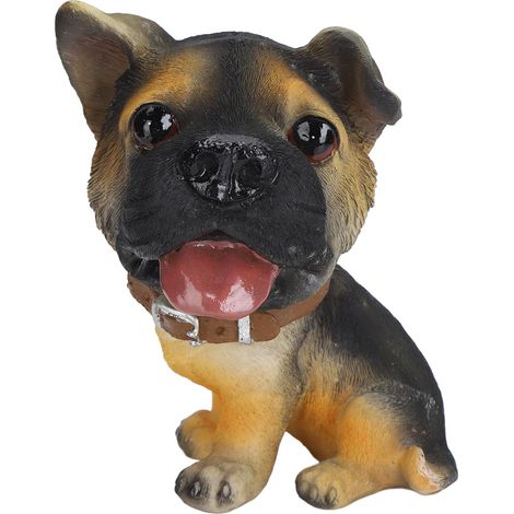 niedlicher und realistischer großköpfiger Harzhund für