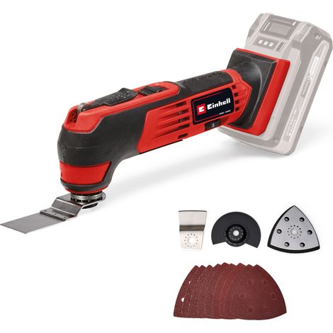 Einhell Outil multifonction sans fil TE-MG 18/1 Li - Solo PXC (18V, 10000-33000 min-1) Livré sans Batterie ni Chargeur