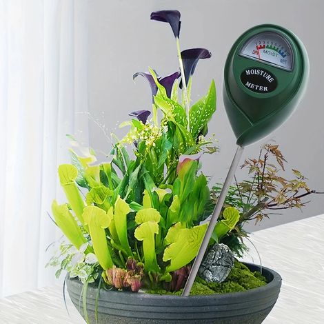 Capteur d’Humidité du Sol pour Plantes, Testeur d’Humidité Terre Sans Batterie, Hygromètre Jardin pour Arrosage Précis, Plantes en Pot, Intérieur Extérieur (1/5)