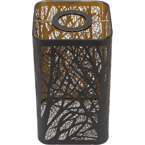 Abat-jour design en fer forgé ajouré amovible pour douille E27/E26 (1/5)