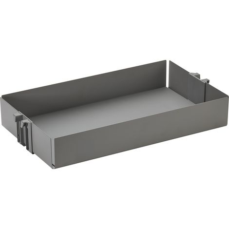 SOTECH Einhängetablar Metall anthrazit mit Einlegematte für Nobilia Apothekerschränke ab 01.2025 DISPENSA, DISPENSA junior und DISPENSA Swing, 300 mm (252 x 460 x 77 mm)