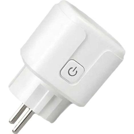 Prise connectée WiFi, 16A3680 WEIGHTREE SmartSocket, compatible avec Alexa, Google Home, SmartThings, suivi de la consommation d'énergie, WiFi 2,4 GHz requis