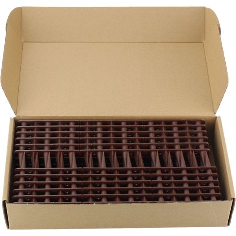 1 kit pics anti-oiseaux, 4 rangées barbelées, plastique ABS résistant aux intempéries, pour balcons, toits et clôtures (1/5)