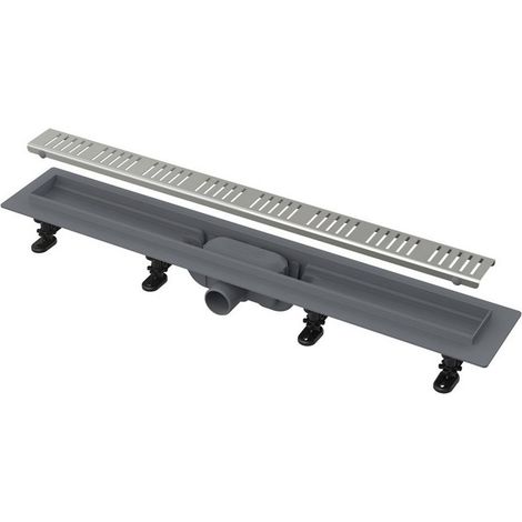 Alca Plast drain de douche avec grille en acier inoxydable 550 - plat