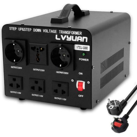 Transformateur 3000W 220V-110V (1/5)