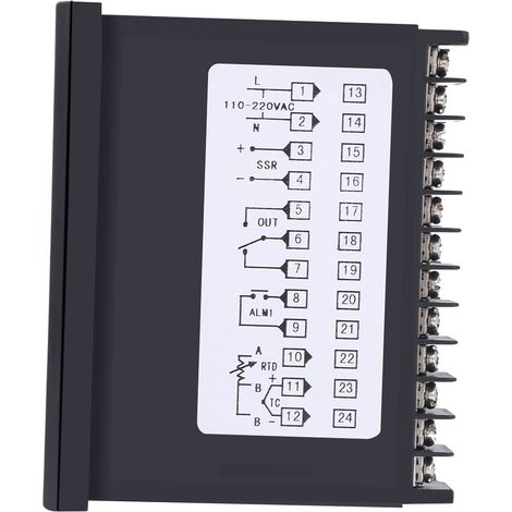 Hochpräziser intelligenter PID-Temperaturregler CH402, TC/RTD-Eingang, AC85-264V Thermostatrelais (1/5)