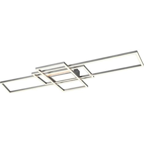 [GEBRAUCHT] Trio Cct Led Deckenlampe Irvine Deckenlampe Lampe Nickel 105 X 6,5 X 42 Cm B-Ware