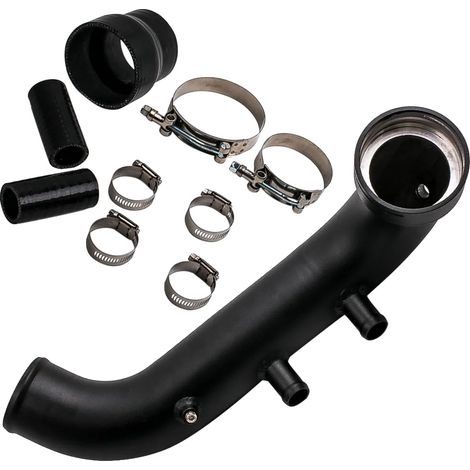 Intercooler-Ladeleitung, Aluminiumkonstruktion, 36 cm Länge, 17 cm Breite, 17 cm Höhe, 3 kg Gewicht (1/5)
