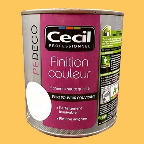 CECIL PE DECO Finition Couleur Tournesol Satin 0,5 L (1/2)