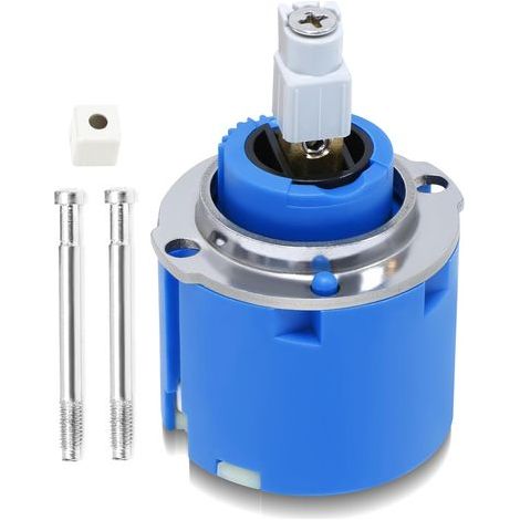 46048000 Cartouche en céramique à commande unique compatible avec Grohe, 46 mm, pièces de rechange pour robinet de cuisine (1/5)