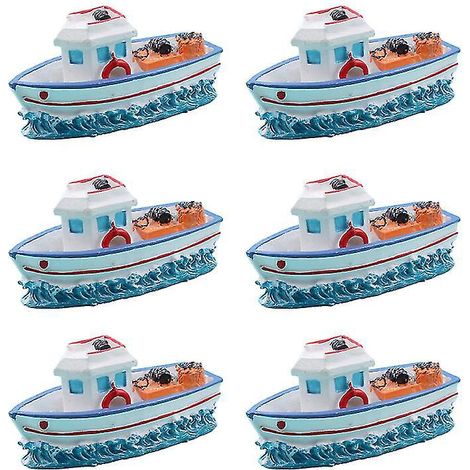 6 bateaux miniatures pour paysage (1/3)