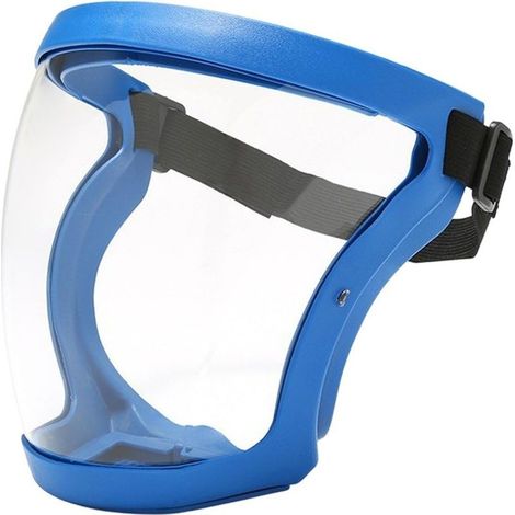 Visière De Protection Intégrale pour Le Meulage Découpe, Masque De Sécurité Réutilisable avec Visière Transparente Antibuée À Large De Vision pour Les Travaux Extérieurs, Tonte De (1/5)