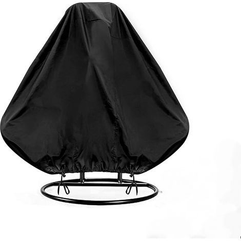 Sollbry Hänge-Eier-Abdeckung, 420D Oxford Outdoor-Hängeier-Abdeckung, 2-Sitzer, wasserdicht, Anti-UV, winddicht, Schutz für Hängesessel-Abdeckung, 230 x 200 cm (1/5)