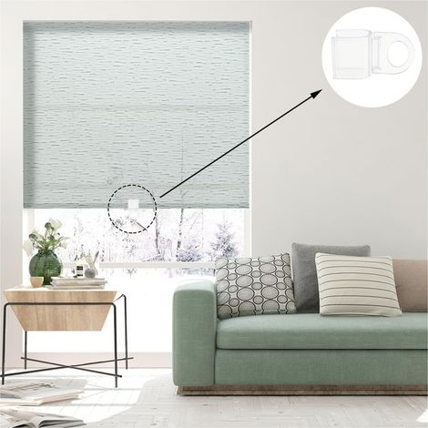 Lot de 8 clips de levage transparents en forme de U pour stores enrouleurs, poignées de rideaux sans fil et crochets pour accessoires de rideaux de maison