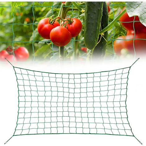 Stütznetz Gartennetz 2x5m,Ranknetz für Gurken,Ranknetz Rankhilfe Pflanzennetz,Ranknetz Gewächshaus,Pflanzennetz,Ranknetz Rankhilfe,Rankhilfe Netz,Ranknetz Grün (1/5)