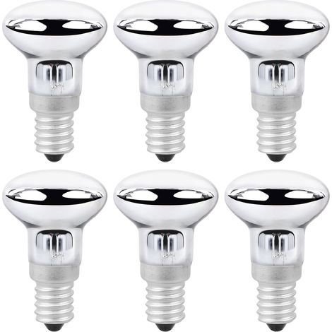 Pack of 6 R39 E14 25W Warm White 2700K Bulbs for Lava Lamp Living Room (1/5)
