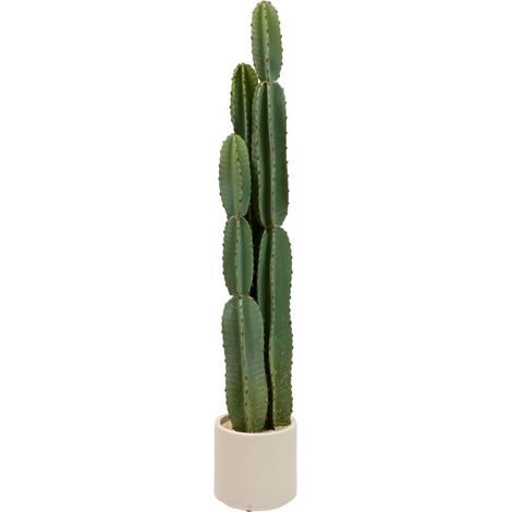 Cactus 3 Troncs en Pot "Sien" 132cm Vert