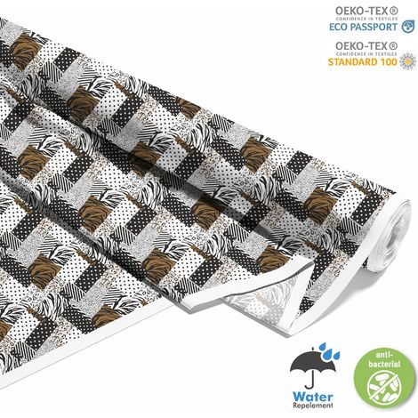TISSUS DÉCORATIFS D'EXTÉRIEUR OXFORD - Imprimé animal géométrique (1/5)