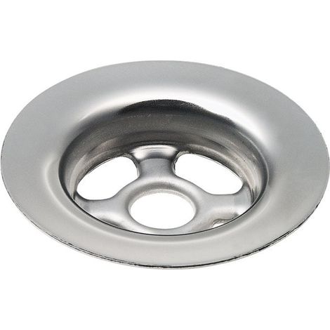 Crépine de remplacement pour baignoire, chrome (1/2)
