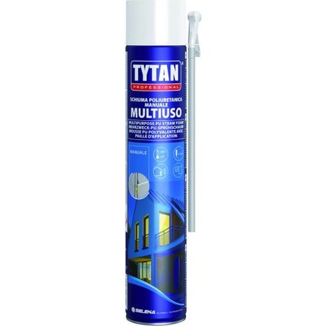 Tytan SCHIUMA POLIURETANICA UNIVERSALE MULTIUSO MANUALE ml. 750 12 PZ