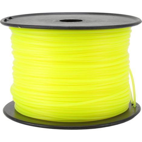 Filo universale per decespugliatore 3,0 mm giallo tondo 168 m --Crezuo