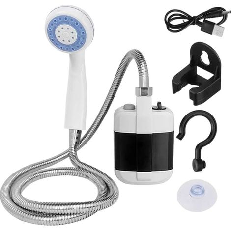 Douche de Camping , batterie électrique ABS de douche portable pour une utilisation en extérieur (1/5)