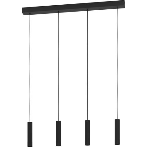 Suspension luminaire LED Almudaina, lustre à 4 lampes pour salon et (1/5)