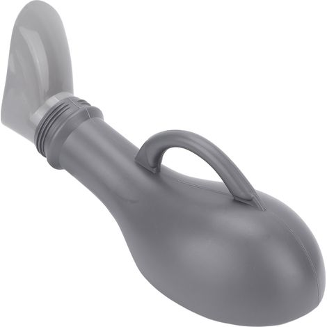 Bouteille urinoir homme large ouverture anti-éclaboussures avec poignée, pour patient alité âgé, capacité pratique, usage médical, kit de soin, modèle robuste (1/5)