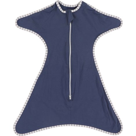 Maillot bébé anti-sursaut en coton doux, ourlet élargi avec fermeture éclair, couverture d'emmaillotage pour nouveau-nés de 0 à 3 mois (1/5)