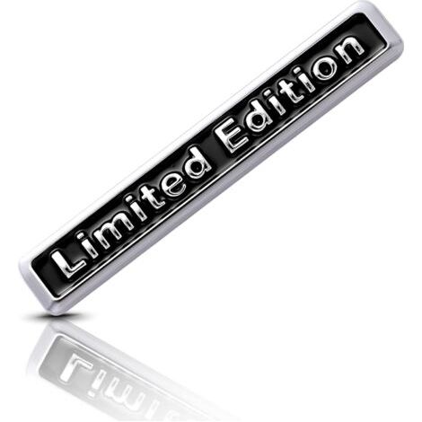 1 pièce 3D Voiture Limited Edition Logo 3D Gel Silicone Stickers Argent Métal Voiture Autocollant Emblème Voiture pour Voiture Moto Moto Vélo Skate Fenêtre Porte PC Tablet Laptop (1/5)