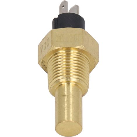 Wassertemperatursensor aus Aluminiumlegierung, stabil, Ersatz für VDO, 3/8 NPT-Gewinde, kurze Ausführung, 6–24 V, 3 W, Kühlmittelsonde (1/5)