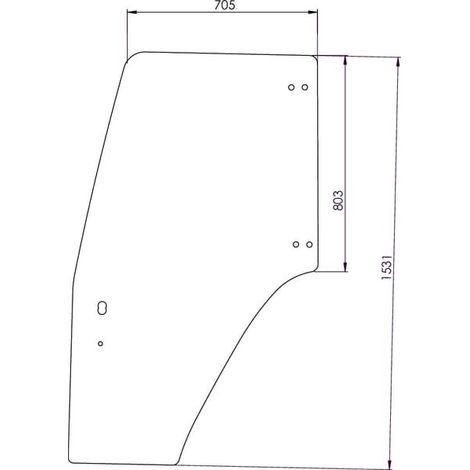 Vetro portiera UNIVERSALE 87302768N