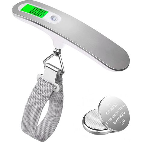 MIMOSON-Balance électronique pour bagages, balance de voyage numérique portable avec fonction tare, balance portable avec (1/5)