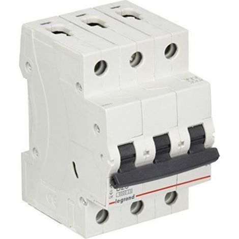 Disjoncteur - 3P - 6 kA - Magnétothermique - Pour Installation Électrique Intérieure - 1 Pièce